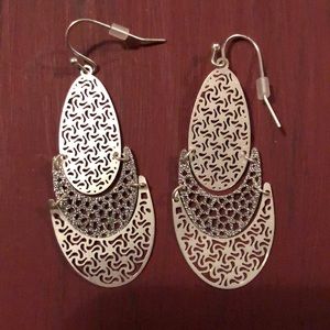 Silver earrings